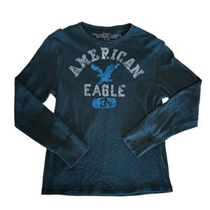 Men’s Vintage Fit American Eagle waffle knit long sleeve